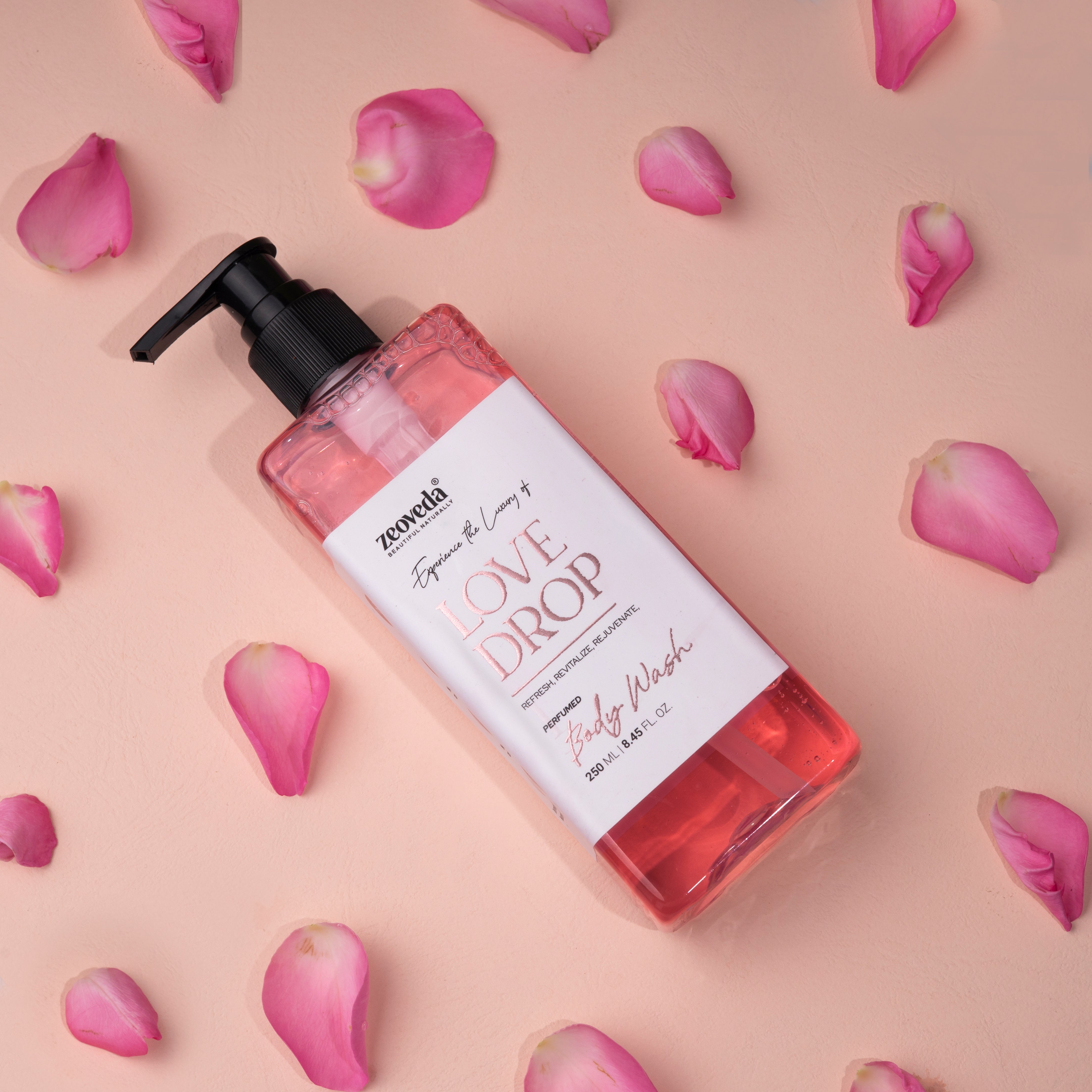 Love Drop Perfumed Luxury Body Wash With Strawberry Extract | Refreshing Shower Gel For Men & Women(250 ML)