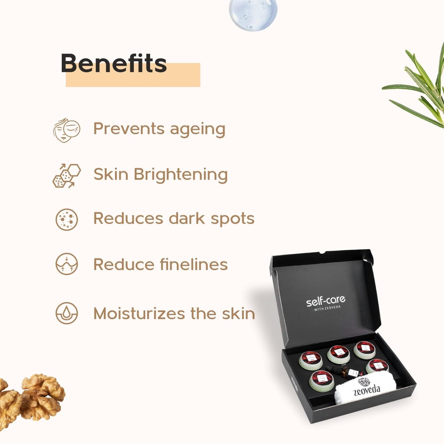 Glowing Dew Skin Whitening 6 Step Facial Kit For Tan Removal | Upto 10 Uses