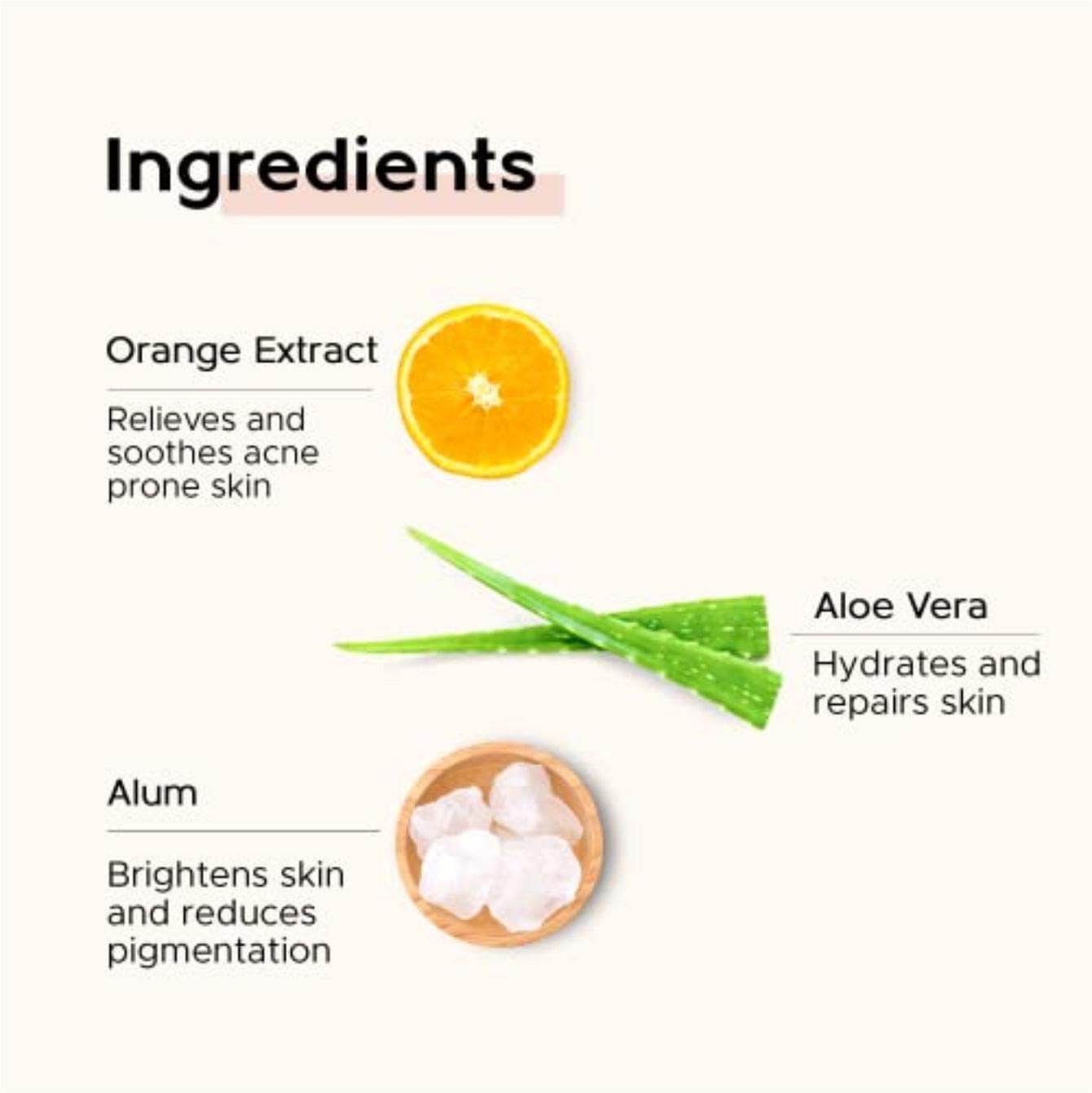 Vitamin C Face Wash | Face Wash for Skin Brightening, Dark Spot Removal & Glowing Skin (100ML)