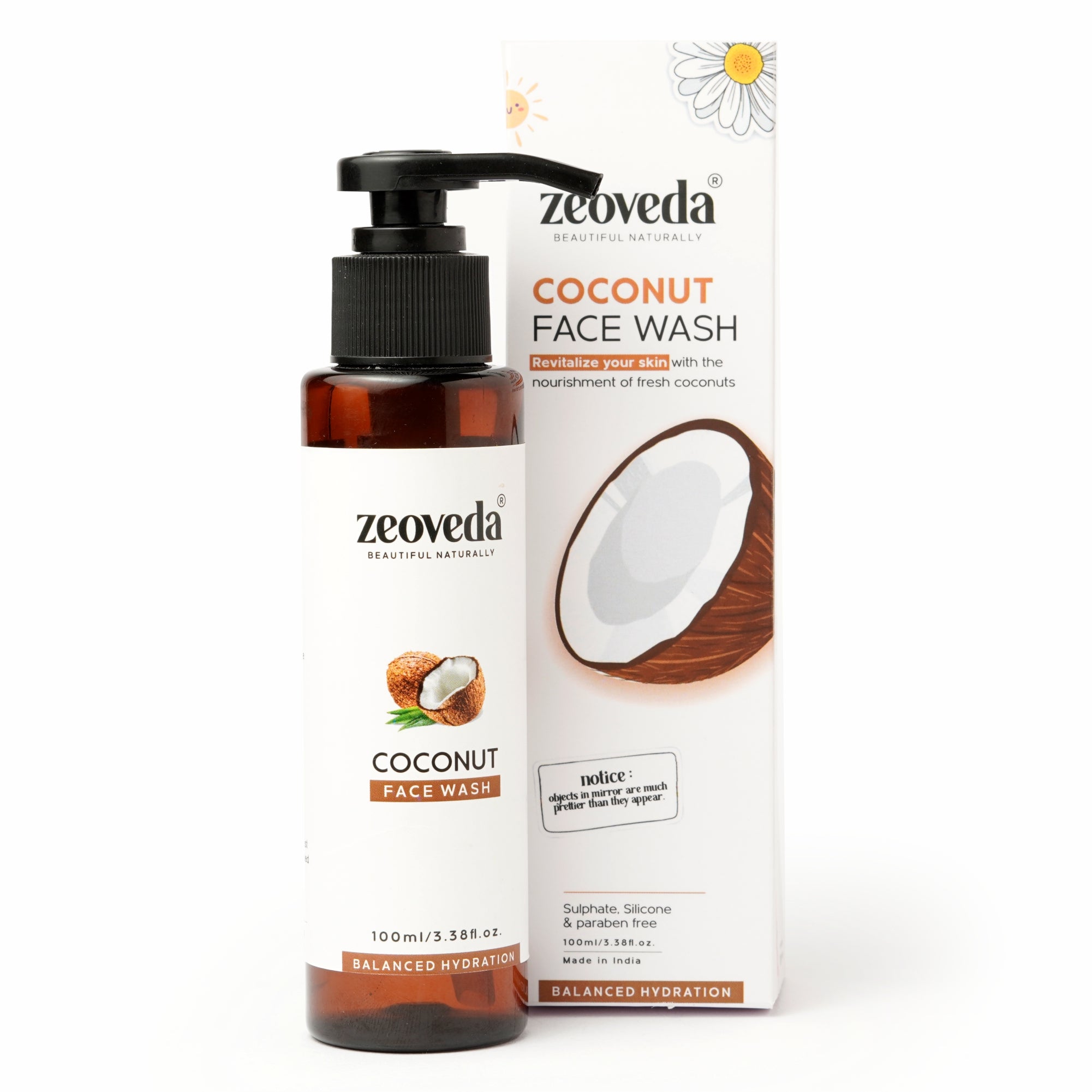 Rose Sugar Scrub(150GM) + Coconut Face Wash(100ML) Combo For Youthful & Moisturized Skin
