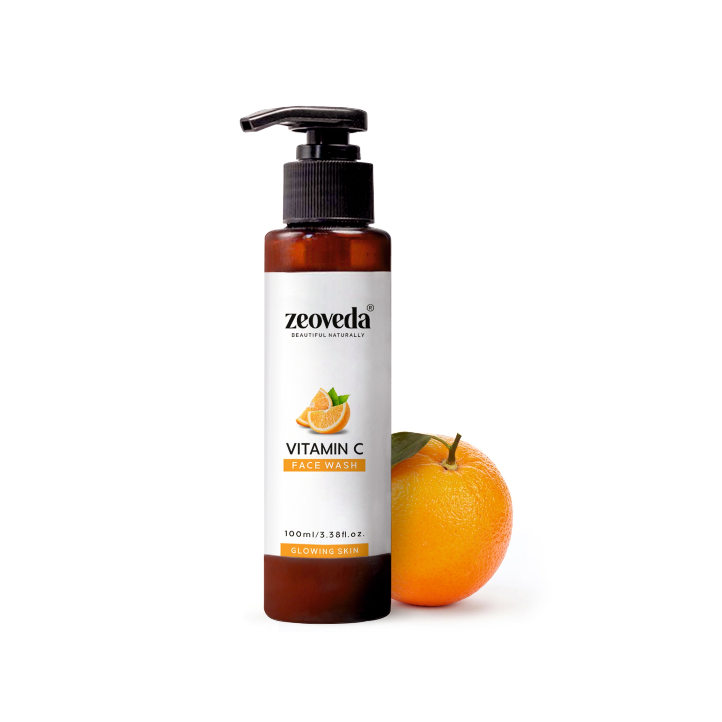Charcoal Scrub(150GM) + Vitamin C Face Wash(100ML) Combo For Shiny & Glowing Skin
