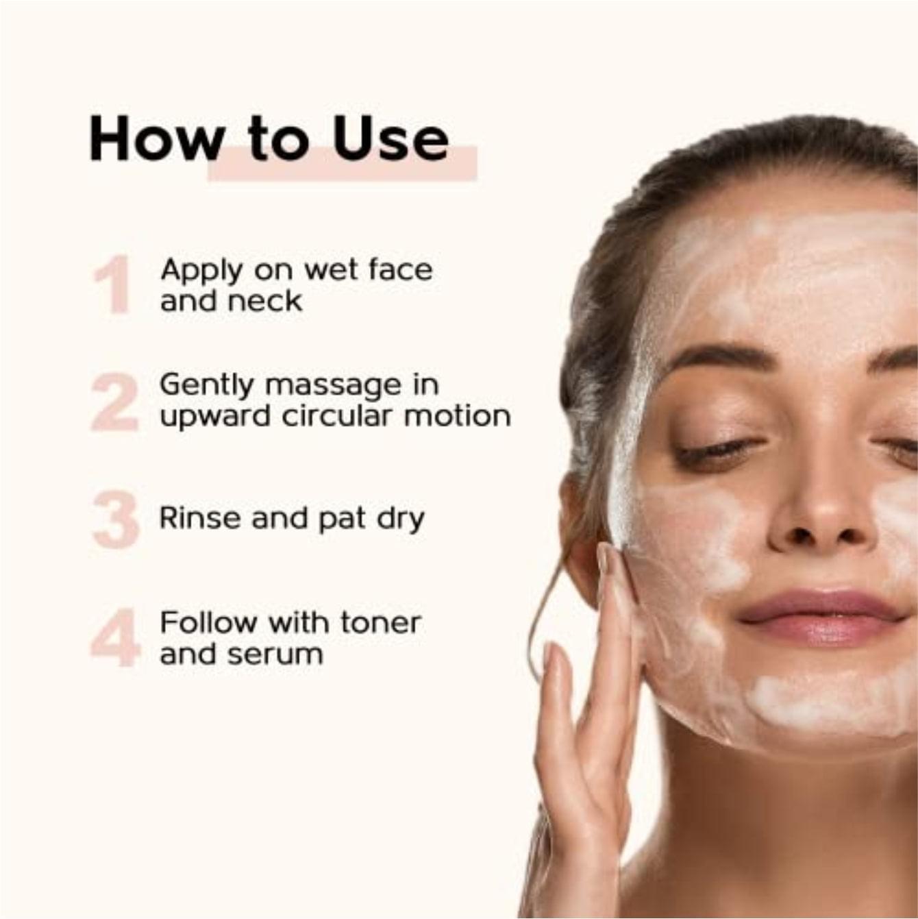 Vitamin C Face Wash | Face Wash for Skin Brightening, Dark Spot Removal & Glowing Skin (100ML)
